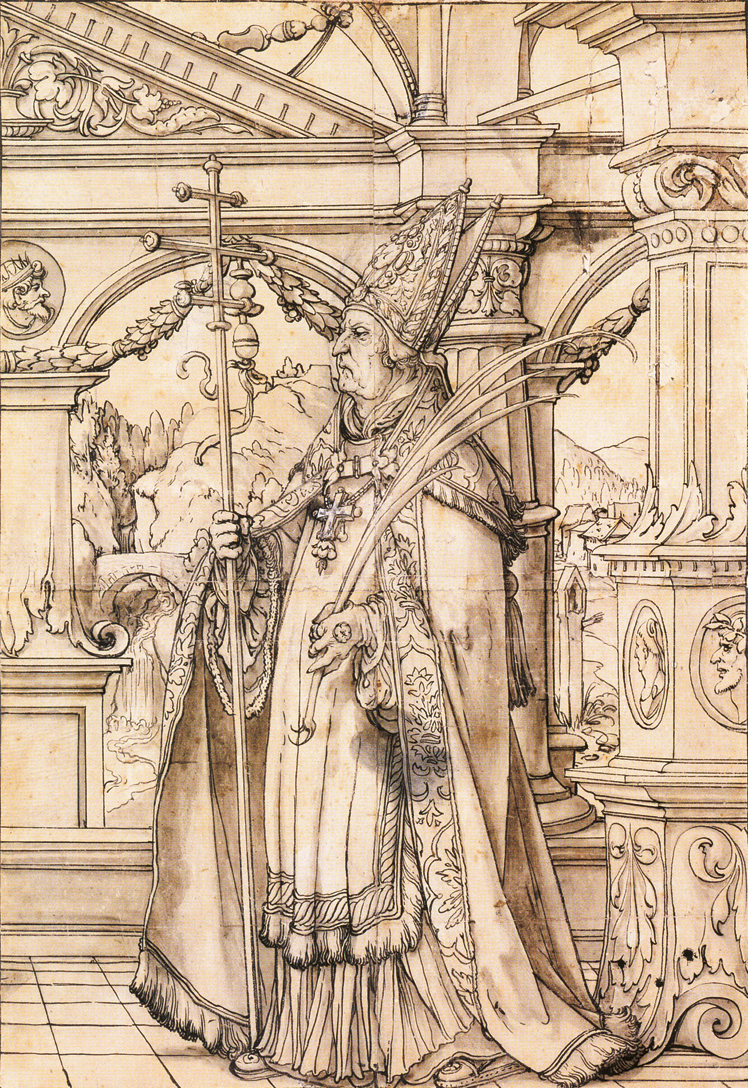   小汉斯·荷尔拜因 Hans Holbein the Younger——素描作品 (13)